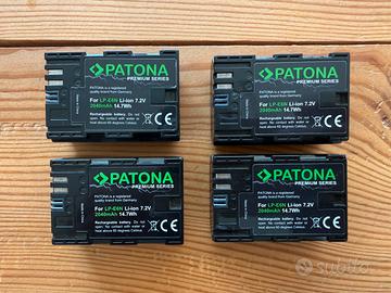 BETTERIE X canon patona lp-e6n