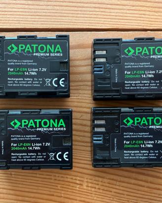 BETTERIE X canon patona lp-e6n