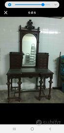 CONSOLE CON SPECCHIO ANTICA