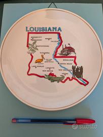 Piatto in ceramica originale Louisiana