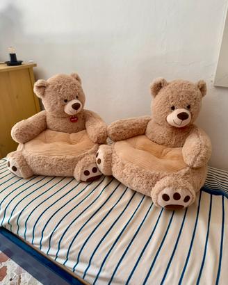 Poltrone peluche orso DECAR