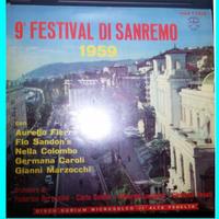 Vinile 9° Festival Sanremo 1959