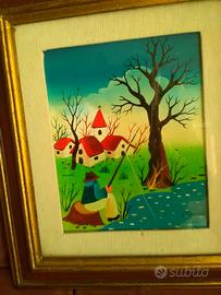 Quadro del pittore naif Petrai Corsovic