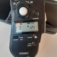 Esposimetro Sekonic l-408 multimaster.