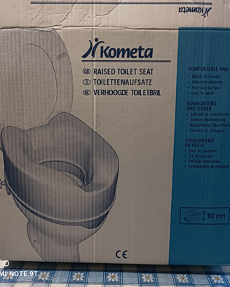 Rialzo wc per disabili, fissabile