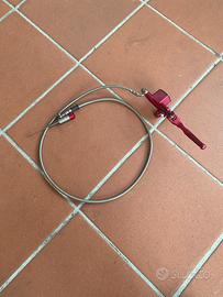 leva frizione idraulica  tubo in treccia metallica