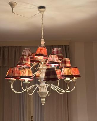 lampadario shabby-chic