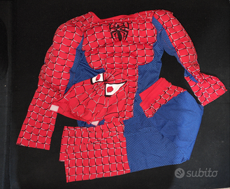 Vestito completo Spiderman 6/9 anni