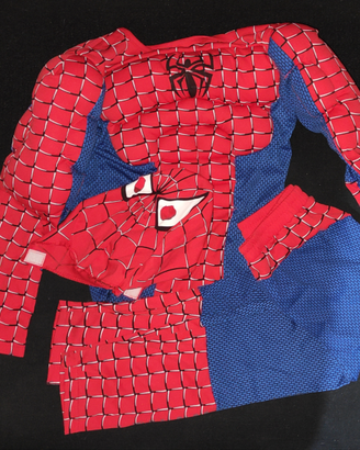 Vestito completo Spiderman 6/9 anni