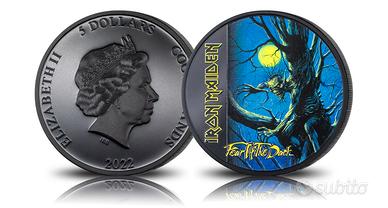 Moneta argento Iron Maiden 