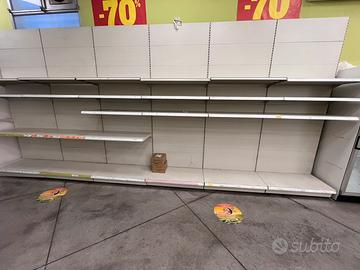 Scaffali per negozio modulabili 100x50x270cm