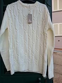 Maglia uomo trecce taglia L