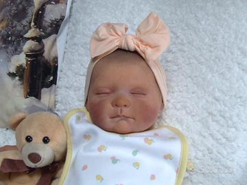 Reborn bambola realistica vinile bebè doll Berengu