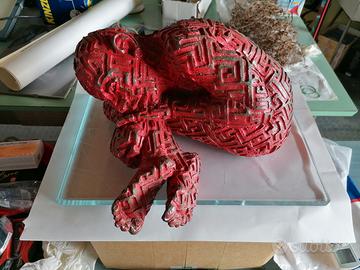 Scultura in bronzo "Intrico" Artista Rabarama