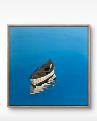 Silenzio nel mare blu.