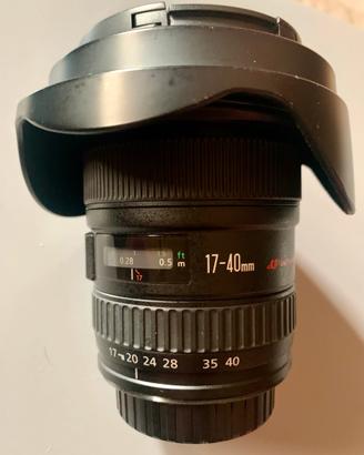 Zoom Canon 17-40 serie L NUOVO