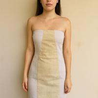 Vestito Patrizia Pepe senza maniche beige