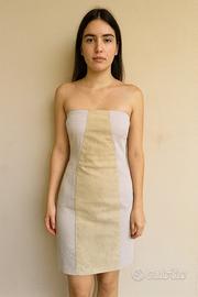 Vestito Patrizia Pepe senza maniche beige