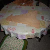 Tagliere in legno a forma di Sicilia