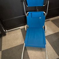 Sdraio carrello ruote