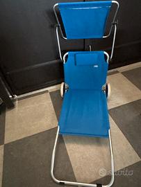 Sdraio carrello ruote