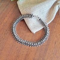 Bracciale in argento in filigrana.