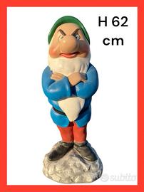 Statua Brontolo Nano Nani Biancaneve Giardino