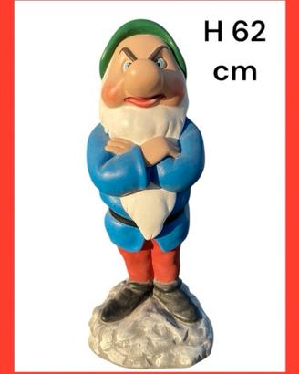 Statua Brontolo Nano Nani Biancaneve Giardino