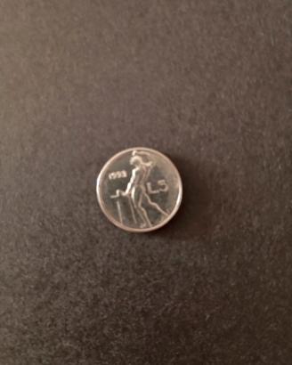 moneta piccola 50 lire 1993 rara