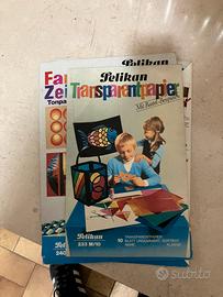 Pelikan fogli vintage carta colorata