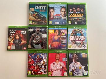 Set 10 Giochi Xbox one, compatibili xbox  series x