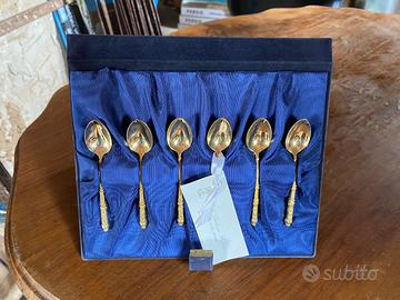 Serie di 6 cucchiaini da caffè inizio 1900