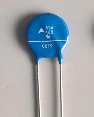 3x Varistor S14K60 EPCOS 60V AC - 14mm