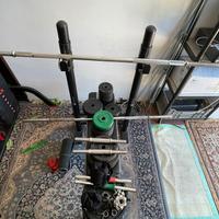 Panca + pesi e manubri
