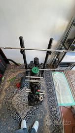 Panca + pesi e manubri