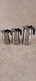 set tre caffettiere GB