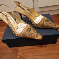scarpa lavorata a mano kallisté n.35 e 1/2