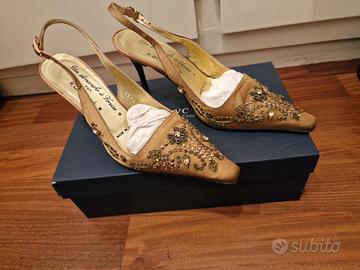 scarpa lavorata a mano kallisté n.35 e 1/2