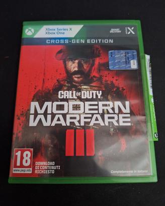 Call of duty Modern warfare 3 xbox Cross gen 