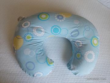 cuscino allattamento azzurro 