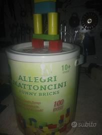 Mattoncini legno legnoland 100 pz