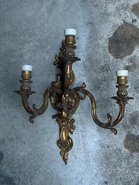 Lampadario in bronzo