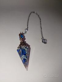 Pendolo Divinatorio Orgonite Lapislazzuli 