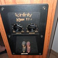 Impianto stereo + 2 casse  in legno k Infinity 7.1
