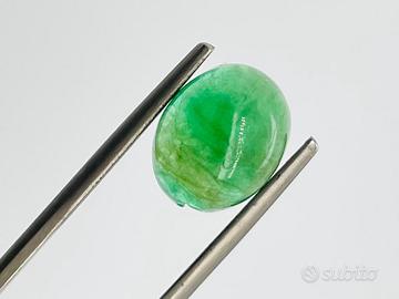 SMERALDO 4.49 ct  TAGLIO CABOCHON