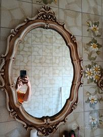 specchio più accessori bagno 