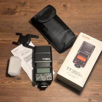 Flash Godox TT350F 2,4 G HSS 1/8000s per Fujifilm