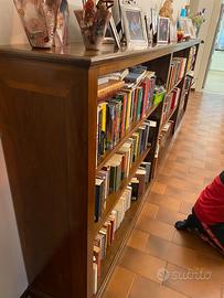 Libreria in legno massello
