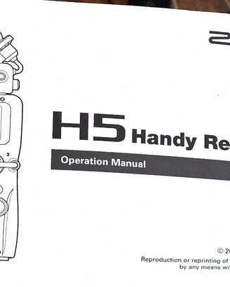 ZOOM H5 Handy Recorder