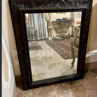 RARAspecchieraLEGNOintagliatoCORNICEfranceseXIXsec